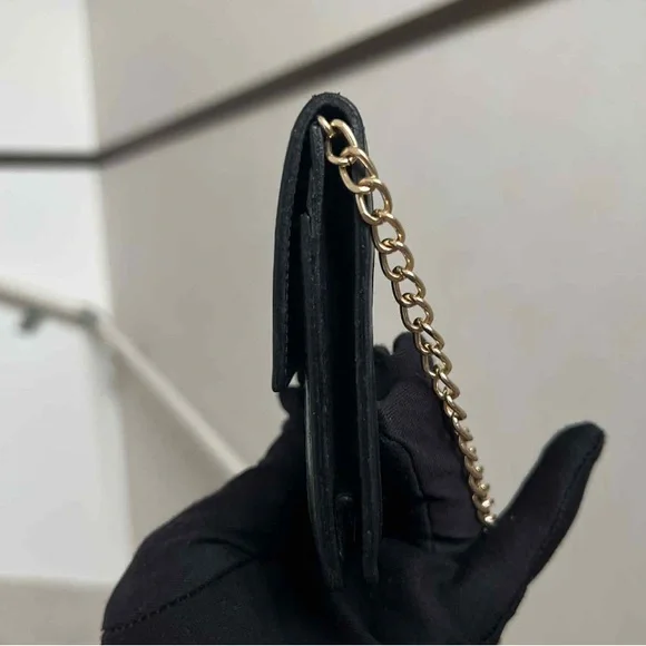 Authentic Vintage Sherry Black Nano Clutch Gucci Crossbody Purse Wallet Bag - Picture 6 of 16